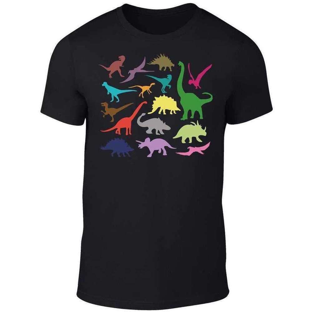Just Dinosaurs Cute Minimal Dinosaur Lover Graphic T-Shirt